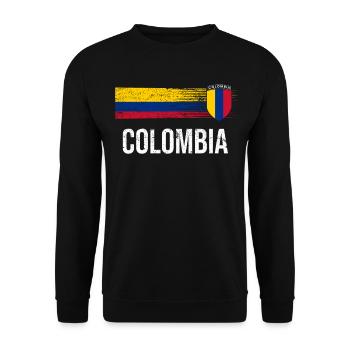 Colombie Colombie Medellín Vacances Bogota Cali - Sweat-shirt Unisexe - noir - Devant - Alina (178cm) & Michal (187cm)