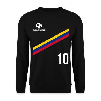 Colombia Colombia Medellin Holidays Bogota Cali - Unisex Sweatshirt - black - Front - Alina (178cm) & Michal (187cm)