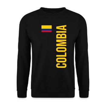Colombia Colombia Medellin Holidays Bogota Cali - Unisex Sweatshirt - black - Front - Alina (178cm) & Michal (187cm)