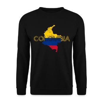 Colombie Colombie Medellín Vacances Bogota Cali - Sweat-shirt Unisexe - noir - Devant - Alina (178cm) & Michal (187cm)