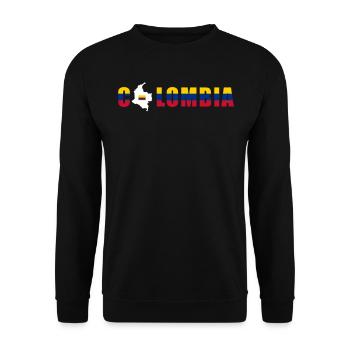 Colombie Colombie Medellín Vacances Bogota Cali - Sweat-shirt Unisexe - noir - Devant - Alina (178cm) & Michal (187cm)