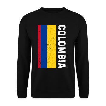 Colombia Colombia Medellin Holidays Bogota Cali - Unisex Sweatshirt - black - Front - Alina (178cm) & Michal (187cm)