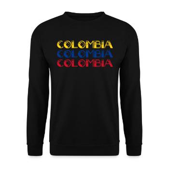 Colombia Colombia Medellin Holidays Bogota Cali - Unisex Sweatshirt - black - Front - Alina (178cm) & Michal (187cm)