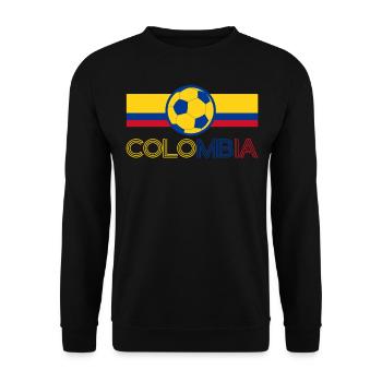 Kolumbien Colombia Medellin Urlaub Bogota Cali - Unisex Pullover - Schwarz - Vorne - Alina (178cm) & Michal (187cm)