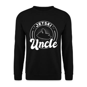 Jetski Uncle Jetski Driver Jetski Uncle Jetski - Unisex Pullover - Schwarz - Vorne - Alina (178cm) & Michal (187cm)
