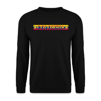 Kolumbien Colombia Medellin Urlaub Bogota Cali - Unisex Pullover - Schwarz - Vorne - Alina (178cm) & Michal (187cm)