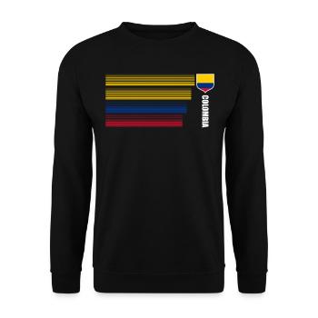 Colombia Colombia Medellin Holidays Bogota Cali - Unisex Sweatshirt - black - Front - Alina (178cm) & Michal (187cm)