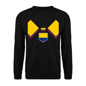 Colombia Colombia Medellin Holidays Bogota Cali - Unisex Sweatshirt - black - Front - Alina (178cm) & Michal (187cm)