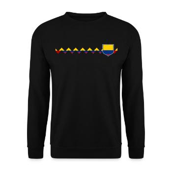 Kolumbien Colombia Medellin Urlaub Bogota Cali - Unisex Pullover - Schwarz - Vorne - Alina (178cm) & Michal (187cm)