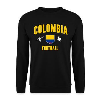 Kolumbien Colombia Medellin Urlaub Bogota Cali - Unisex Pullover - Schwarz - Vorne - Alina (178cm) & Michal (187cm)