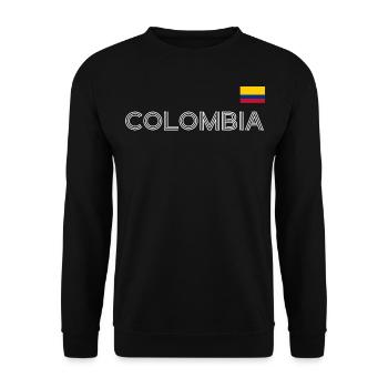 Kolumbien Colombia Medellin Urlaub Bogota Cali - Unisex Pullover - Schwarz - Vorne - Alina (178cm) & Michal (187cm)