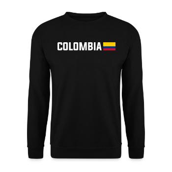 Colombie Colombie Medellín Vacances Bogota Cali - Sweat-shirt Unisexe - noir - Devant - Alina (178cm) & Michal (187cm)