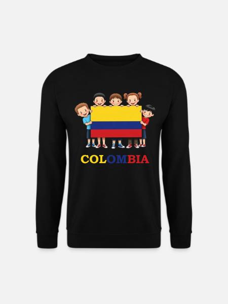 Kolumbien Colombia Medellin Urlaub Bogota Cali - Unisex Pullover - Schwarz
