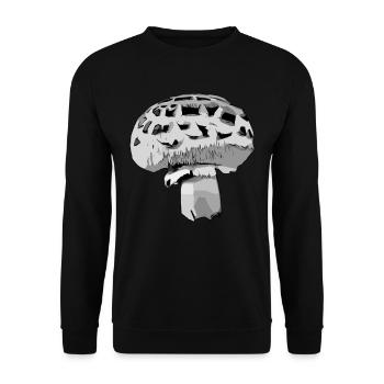 Gray Champion - Unisex Pullover - Schwarz - Vorne - Alina (178cm) & Michal (187cm)