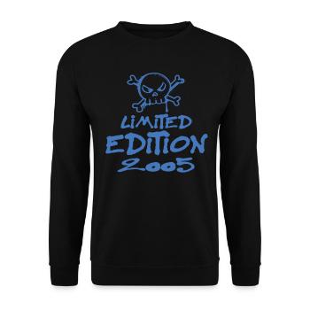 Limited Edition 2005 Geburtstag 2005 Geboren - Unisex Pullover - Schwarz - Vorne - Alina (178cm) & Michal (187cm)