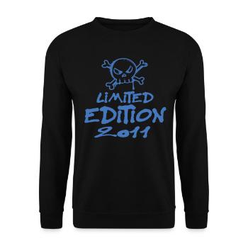 Limited Edition 2011 Geburtstag 2011 Geboren - Unisex Pullover - Schwarz - Vorne - Alina (178cm) & Michal (187cm)
