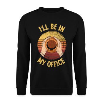 Pottery Ceramics Artist Retro - Unisex Sweatshirt - black - Front - Alina (178cm) & Michal (187cm)