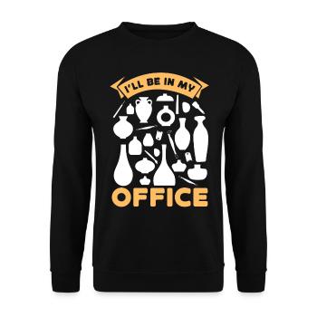 Artiste de la céramique de poterie dans lequel je serai - Sweat-shirt Unisexe - noir - Devant - Alina (178cm) & Michal (187cm)