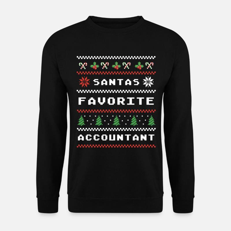 Le comptable préféré du Père Noël - Sweat-shirt Unisexe - noir