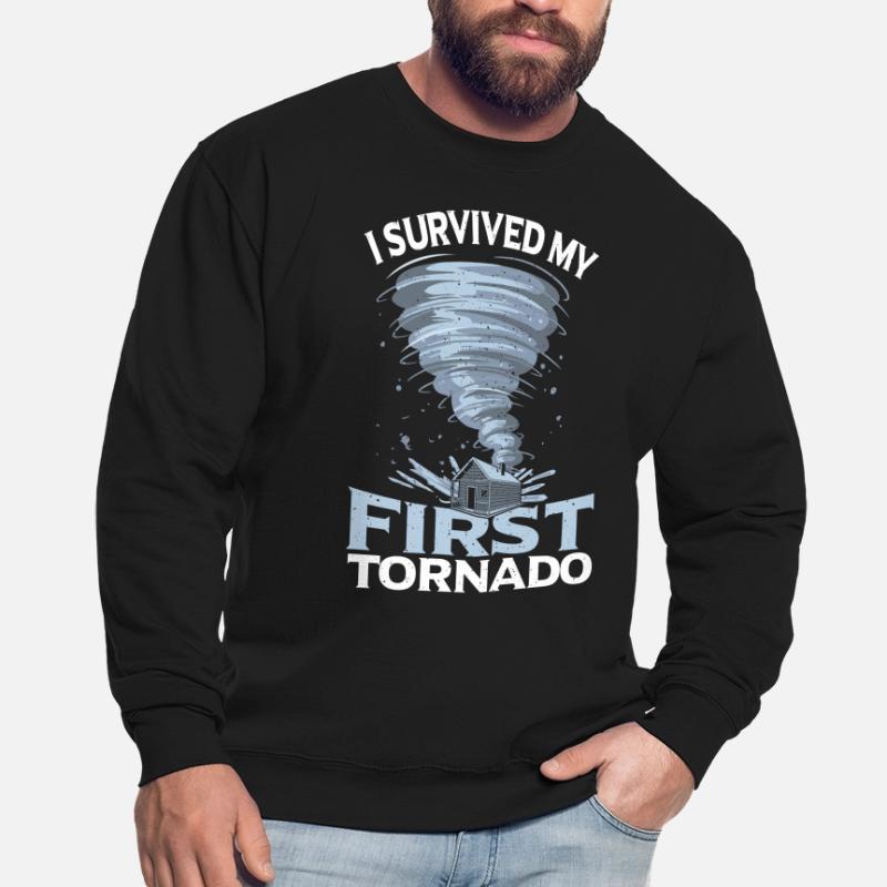 Tornade Tornade Météo Tempête Temps violent Sweat-shirt Unisexe