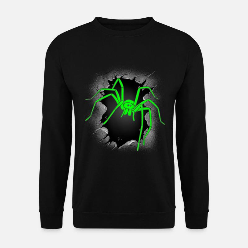 Spiders Spider Halloween Spiders Phobia - Unisex Sweatshirt - black