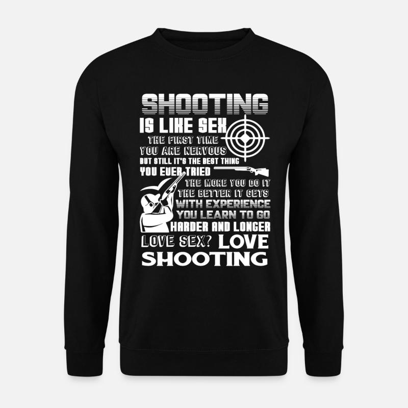I Love Shooting - Unisex Sweatshirt - black