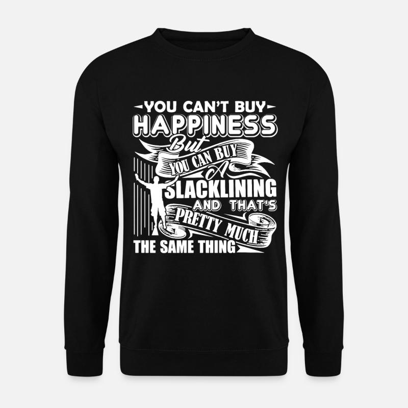 Slacklining Happiness - Unisex Sweatshirt - black