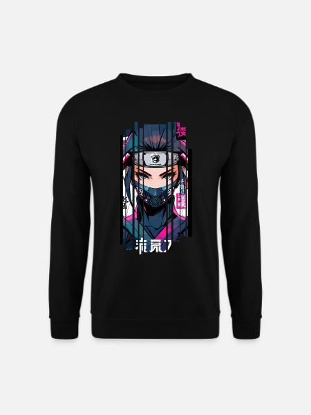 Cyborg ninja kanji - Sweat-shirt Unisexe - noir