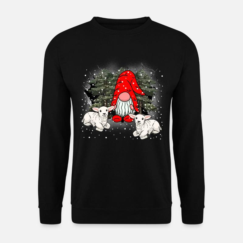 Saint-Nicolas Noël Noël Noël Nain - Sweat-shirt Unisexe - noir