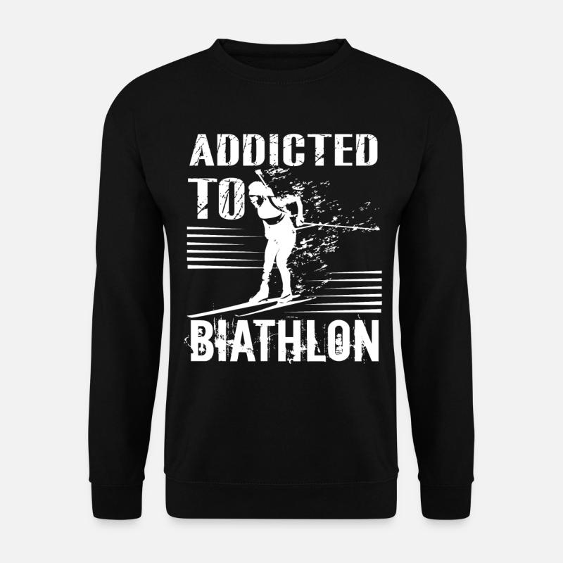 Addicted To Biathlon - Unisex Sweatshirt - black