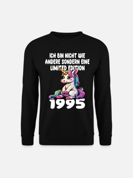Limited Edition 1995 Geburtstag 1995 Geboren - Unisex Pullover - Schwarz