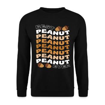 Meilleur amateur de cacahuètes de tous les temps, l’écureuil - Sweat-shirt Unisexe - noir - Devant - Alina (178cm) & Michal (187cm)