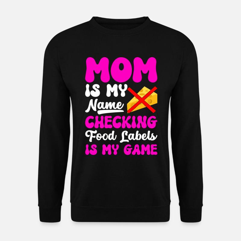 Lactose intolerance Lactose intolerant - Unisex Sweatshirt - black