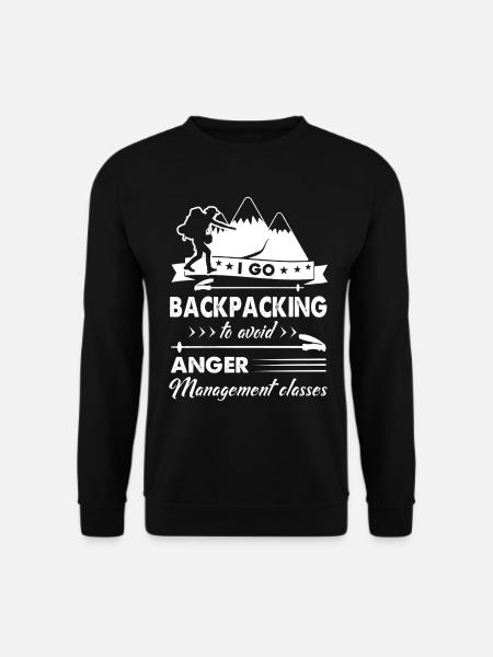 Backpacking I Go Backpacking - Unisex Sweatshirt - black