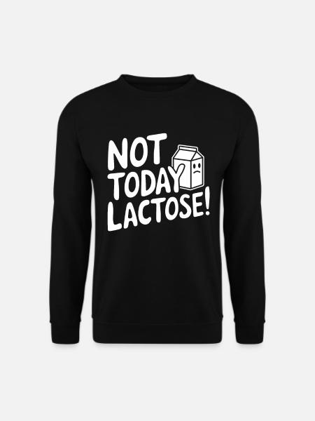 Lactose intolerance Lactose intolerant - Unisex Sweatshirt - black