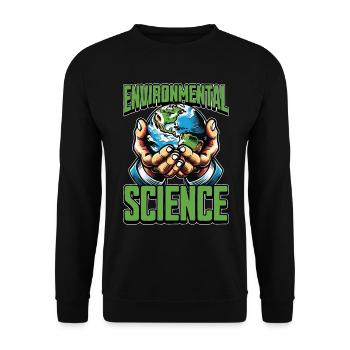 Environmental Science Agriculturist Climate Change - Unisex Sweatshirt - black - Front - Alina (178cm) & Michal (187cm)