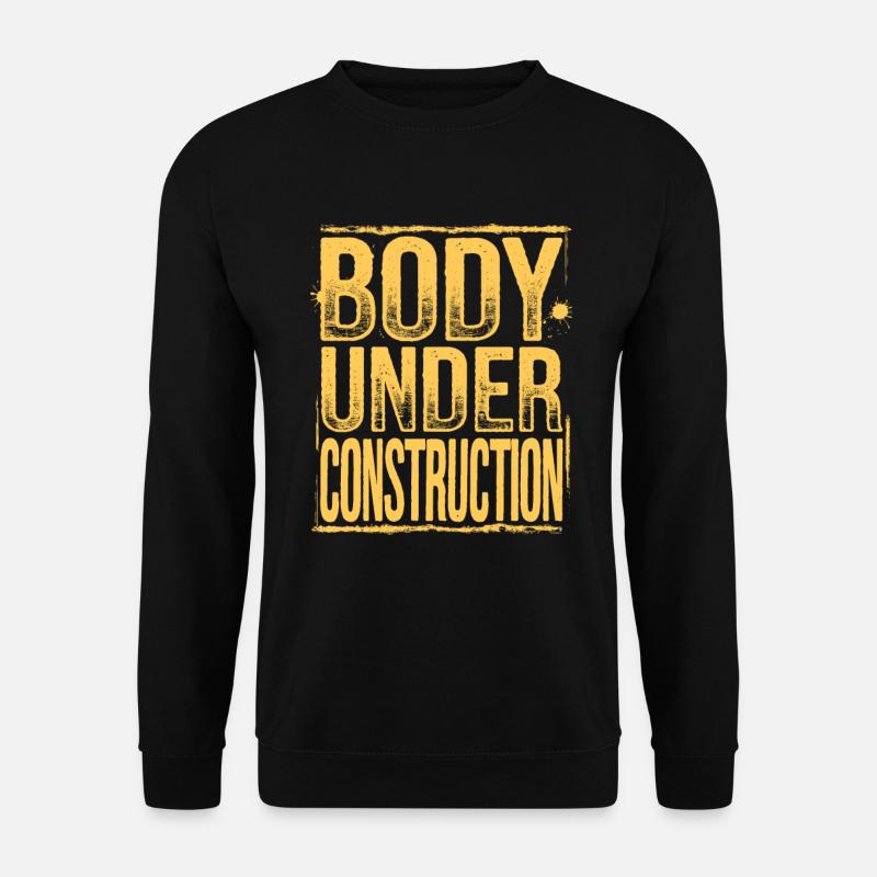 Body Under Construction - Unisex Sweatshirt - black