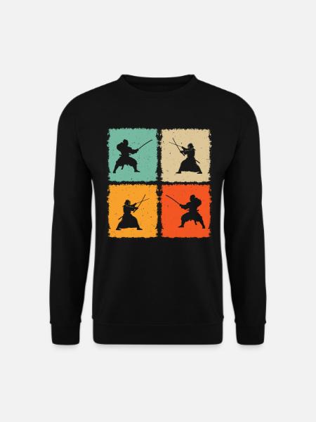 Japanese Kendo Fighter Kendo Martial Arts Kendo Wr - Unisex Pullover - Schwarz