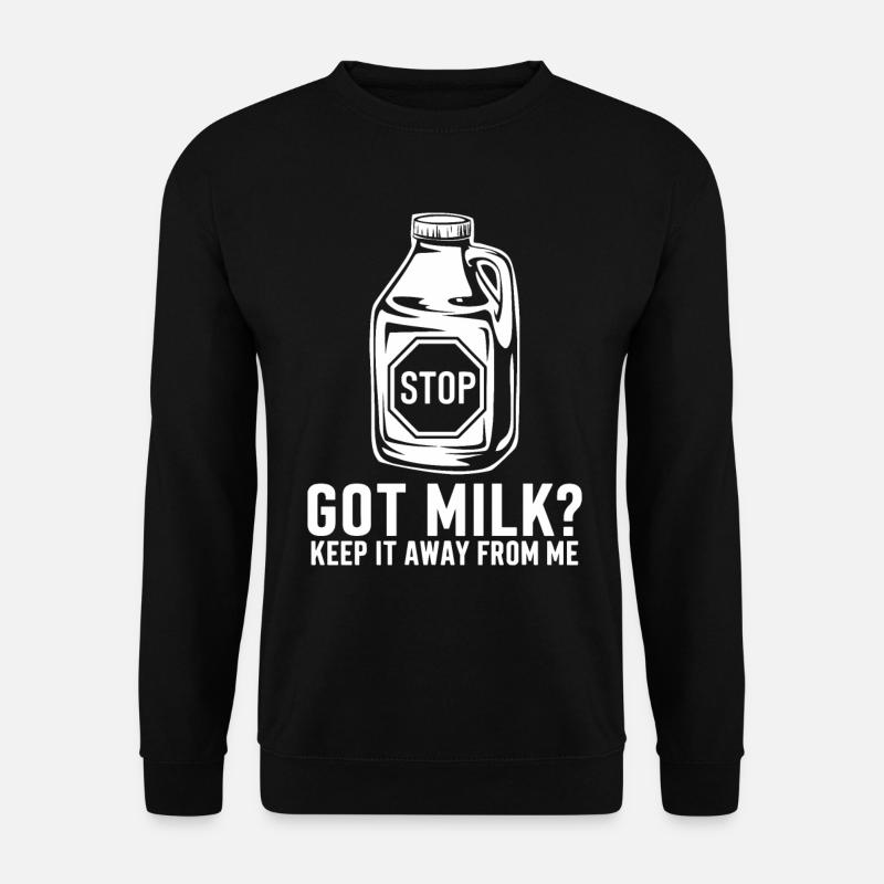 Intolérance au lactose Intolérance au lactose - Sweat-shirt Unisexe - noir