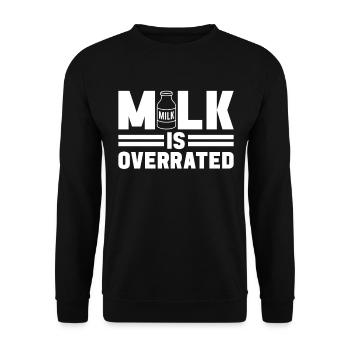 Intolérance au lactose Intolérance au lactose - Sweat-shirt Unisexe - noir - Devant - Alina (178cm) & Michal (187cm)