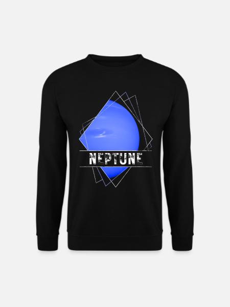 Neptune Planet - Unisex Sweatshirt - black