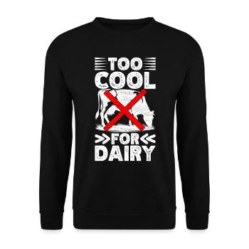 Intolérance au lactose Intolérance au lactose - Sweat-shirt Unisexe - noir - Devant - Alina (178cm) & Michal (187cm)