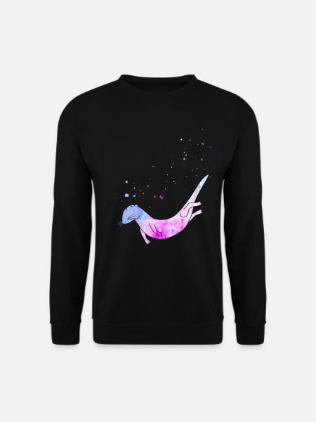 Otter Watercolor - Unisex Pullover - Schwarz