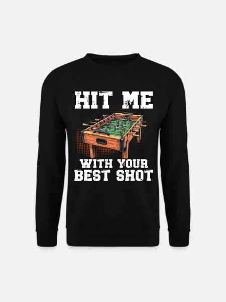 Tischfußball Tischkicker Kicker Kickern - Unisex Pullover - Schwarz