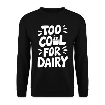 Intolérance au lactose Intolérance au lactose - Sweat-shirt Unisexe - noir - Devant - Alina (178cm) & Michal (187cm)