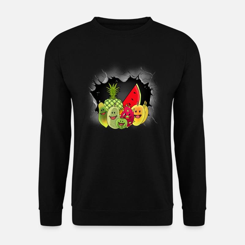 Exotic Fruit Fruit Fruit Vegetarian - Unisex Sweatshirt - black
