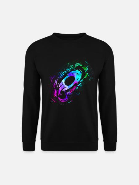 Otter Watercolor - Unisex Pullover - Schwarz