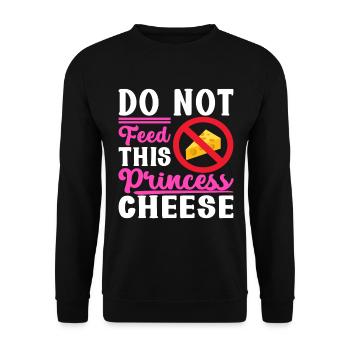 Laktoseintoleranz Laktoseintolerant - Unisex Pullover - Schwarz - Vorne - Alina (178cm) & Michal (187cm)