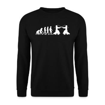 Combattant de Kendo Kendo Evolution - Sweat-shirt Unisexe - noir - Devant - Alina (178cm) & Michal (187cm)