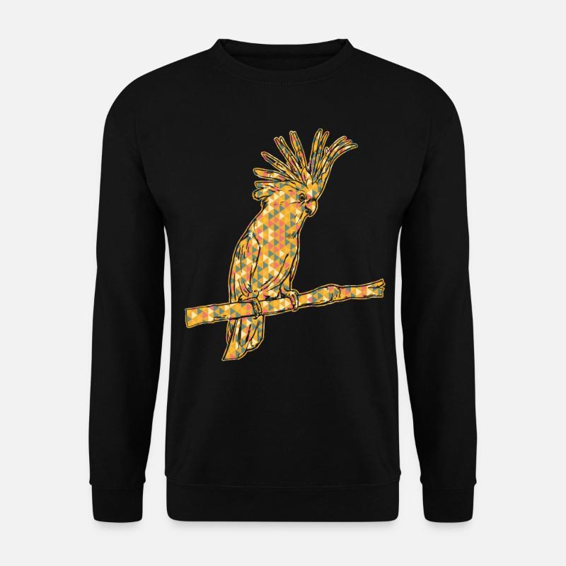 Cockatoo Geometric - Unisex Sweatshirt - black